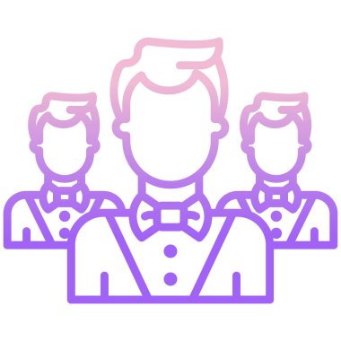 insanlar simge vektör illüstrasyonu