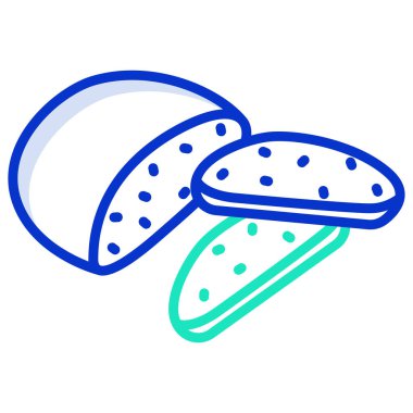 yiyecek ikonu vektör illüstrasyonu