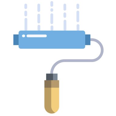 Boya silindiri. Basit resimleme