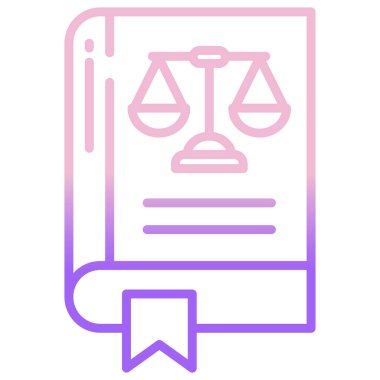 Kitap. Web simgesi basit illüstrasyon 