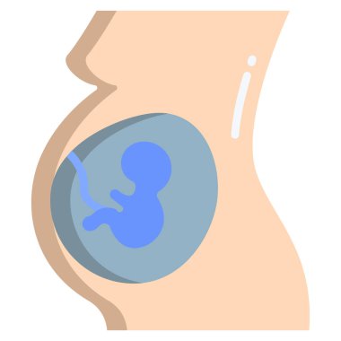 Basit vektör simgesi, Bebek Dönüşü illüstrasyonu