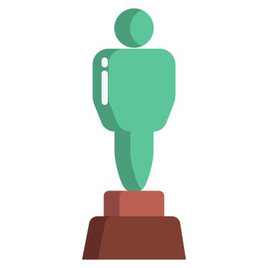 Kupa. Web simgesi basit illüstrasyon