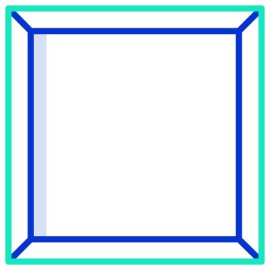 çerçeve simge vektör çizim 