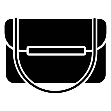 El çantası simgesini, basit vektör çizim