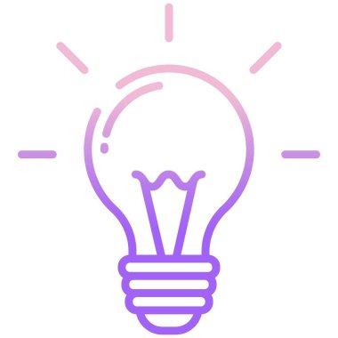 ampul vektör simgesi