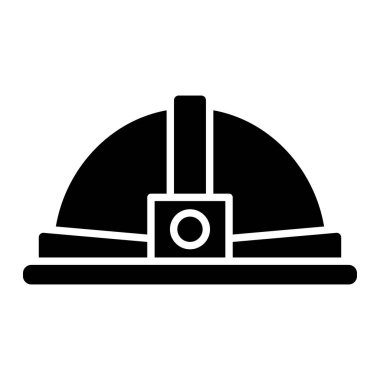 Kask simgesi tasarımı, vektör illüstrasyon eps10 grafiği