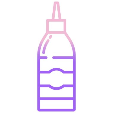 Şişe. Web simgesi basit illüstrasyon