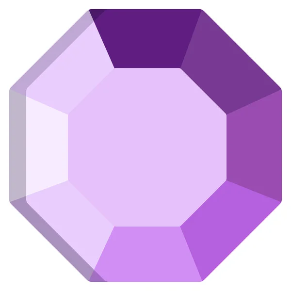 Diamant Web Icoon Eenvoudig Ontwerp — Stockvector