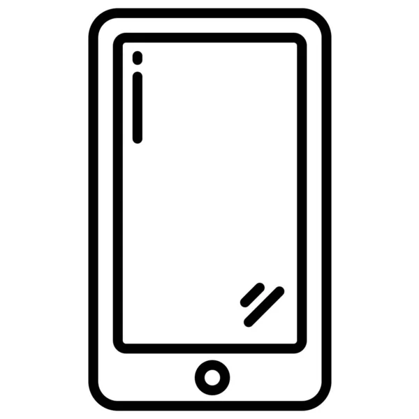 Мобільний Телефон Проста Ілюстрація — стоковий вектор