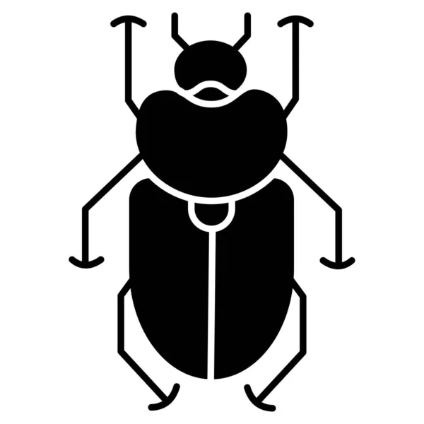 Beetle Simple Icon Vector Illustration — Stock Vector