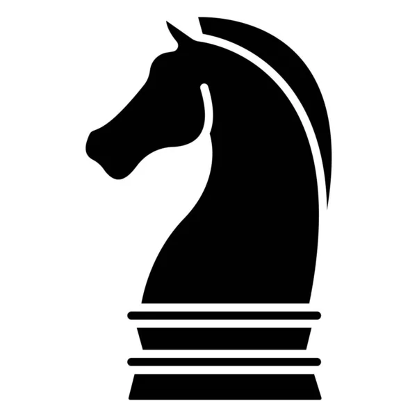 Šachy Webová Ikona Jednoduchý Design — Stockový vektor