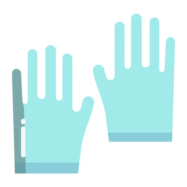 Gants Icône Web Illustration Simple — Image vectorielle