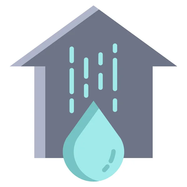 Water Drop Simple Design — Stock Vector