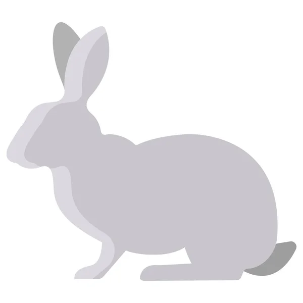 Rabbit Icon Simple Illustration Cute Bunny Vector Icons Web — Stock Vector