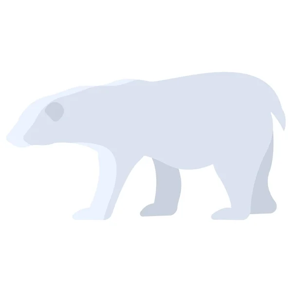 Vektorillustration Eines Eisbären — Stockvektor