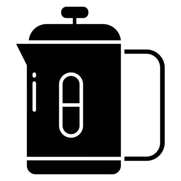 Kaffeemaschine Einfaches Design — Stockvektor