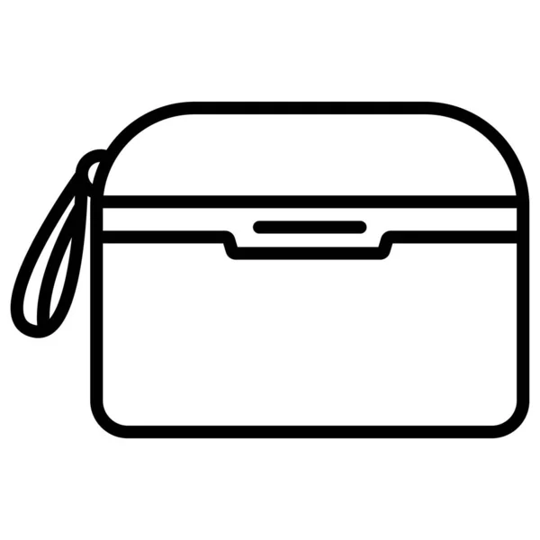 Icono Del Bolso Ilustración Simple Vector — Vector de stock