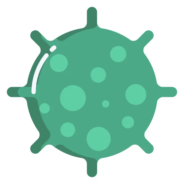 Virus Icono Web Simple Ilustración Vectorial — Vector de stock