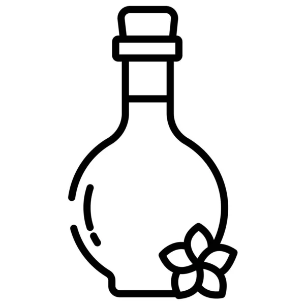 Botella Vino Diseño Simple — Vector de stock