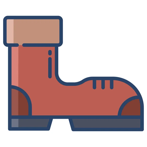 Boot Web Icon Vector Illustration — Stock Vector