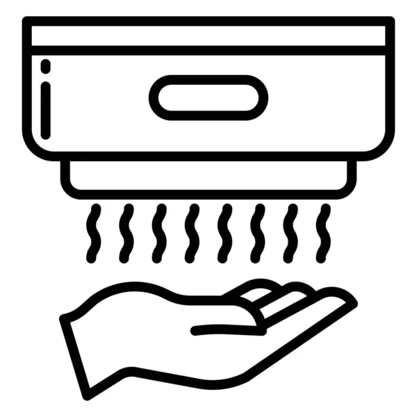 Air Conditioner Web Icoon — Stockvector