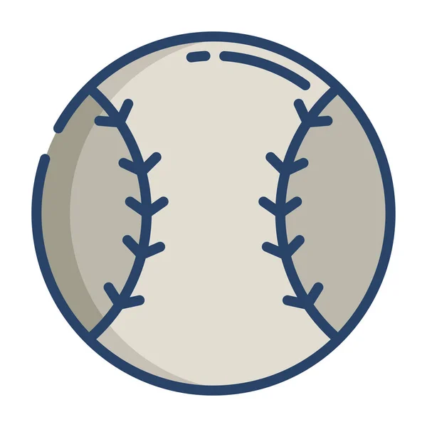 Baseball Ball Simple Design — Stock Vector