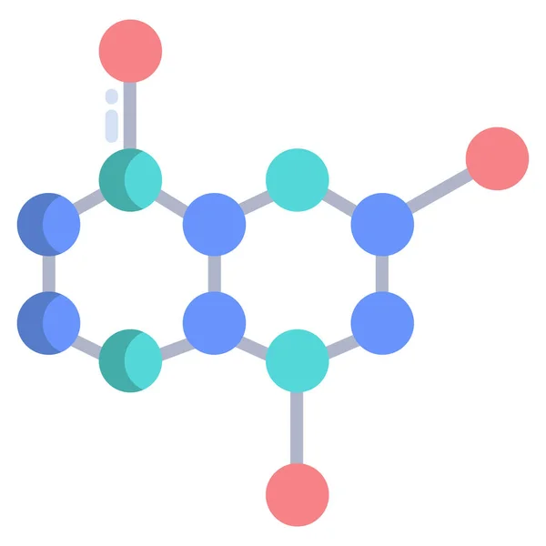 Molekula Ikon Vektor Illusztráció — Stock Vector