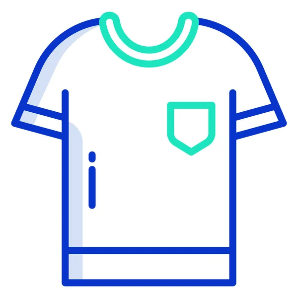 Μπλουζάκι Απλό Εικονίδιο Εικονογράφηση Διάνυσμα — Διανυσματικό Αρχείο