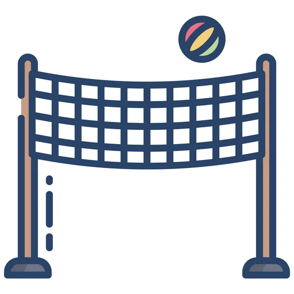 Tennisbal Eenvoudig Ontwerp — Stockvector