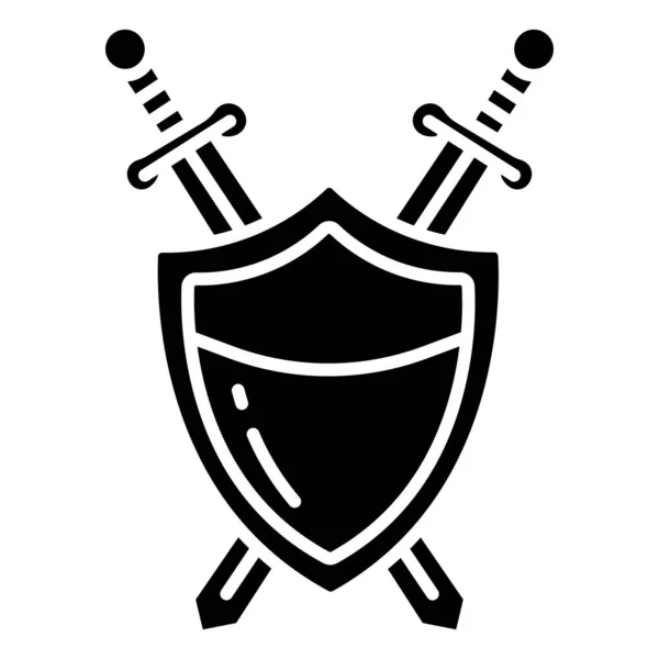 Shield Web Icon Simple Design — Stock Vector