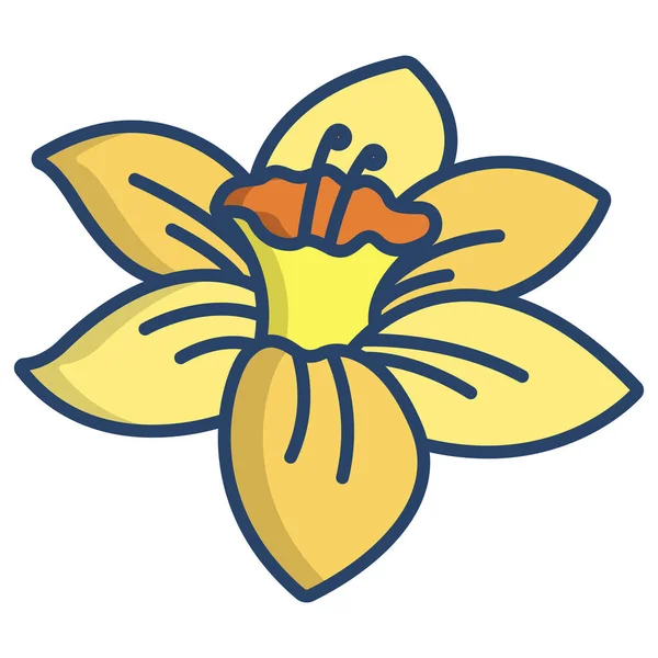 Eine Blume Webikone — Stockvektor