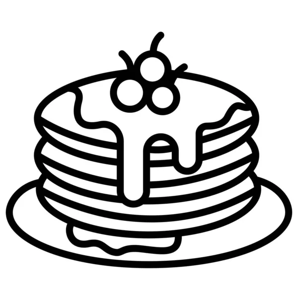 Торт Иконка Сайта — стоковый вектор