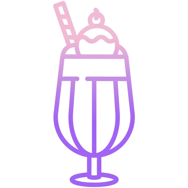 Dessert Icon Vektor Illustration — Stockvektor