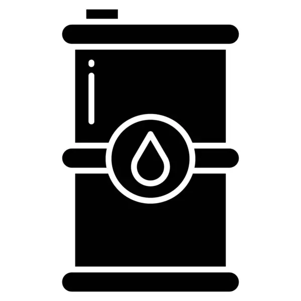 Значок Газового Бака Проста Ілюстрація Масляного Насоса Векторні Значки Інтернету — стоковий вектор