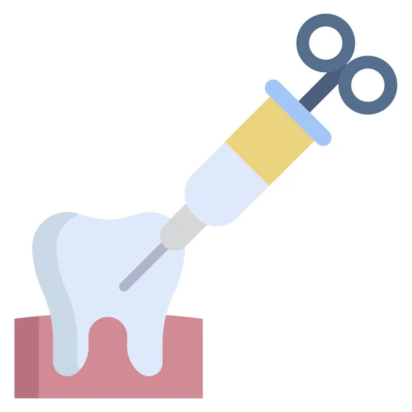 Zahnpflege Einfache Illustration — Stockvektor