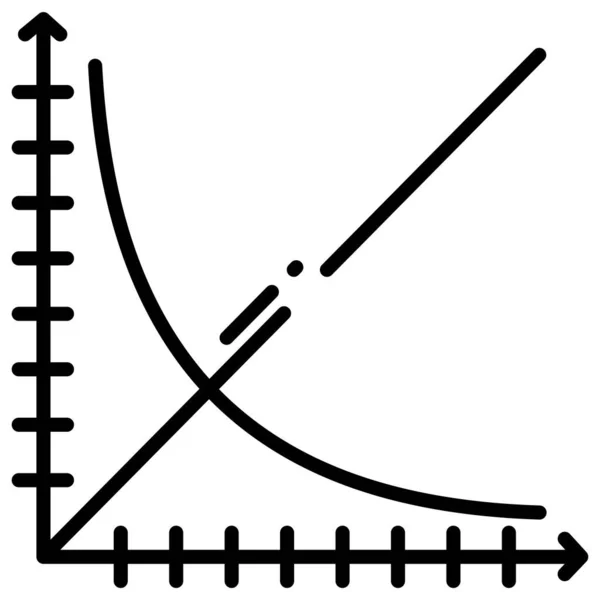 Física Icono Web Ilustración Simple — Vector de stock