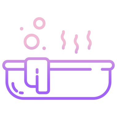 Küvet vektör çizim 