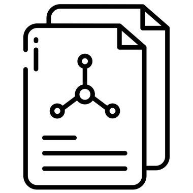 belge web simgesi, vektör illüstrasyonu   