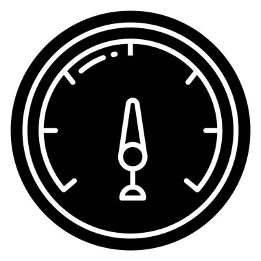 Hız göstergesi. Web simgesi basit tasarım