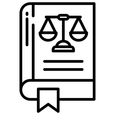 Kitap. Web simgesi basit illüstrasyon 