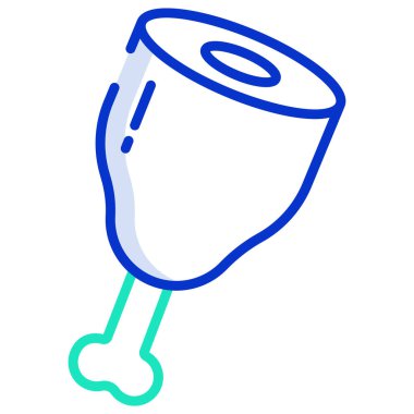 Kemik. Web simgesi basit tasarım