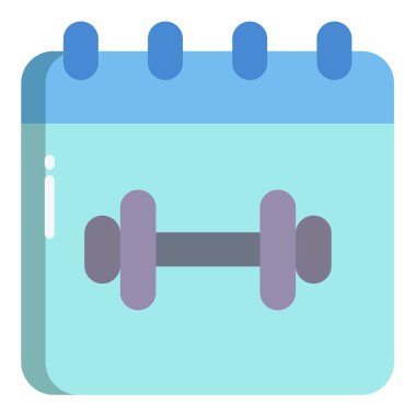 Randevu. Web simgesi basit illüstrasyon