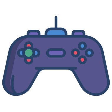 Oyun kolu. Web simgesi basit illüstrasyon