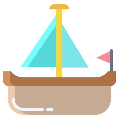 gemi web simgesi basit tasarım