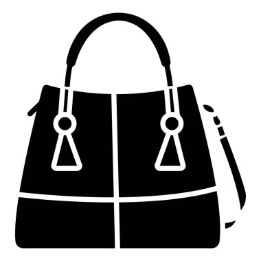 El çantası simgesini, basit vektör çizim