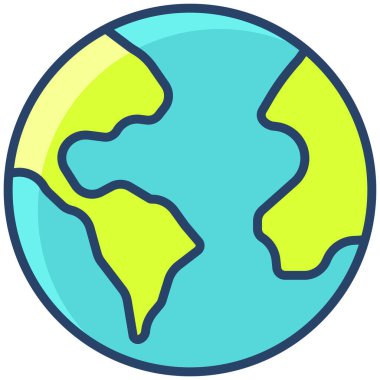 toprak simgesi vektör illüstrasyonu