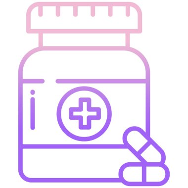 Vitamin Ağı simgesi basit vektör illüstrasyonu