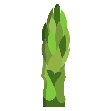 Kuşkonmaz simgesi vektör illüstrasyonu 