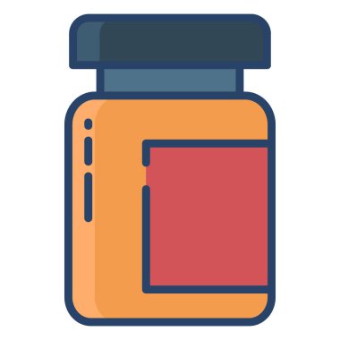 Şişe. Web simgesi basit illüstrasyon