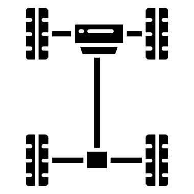 Dambıl. Web simgesi basit illüstrasyon